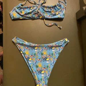 Skatie two piece bathing suit